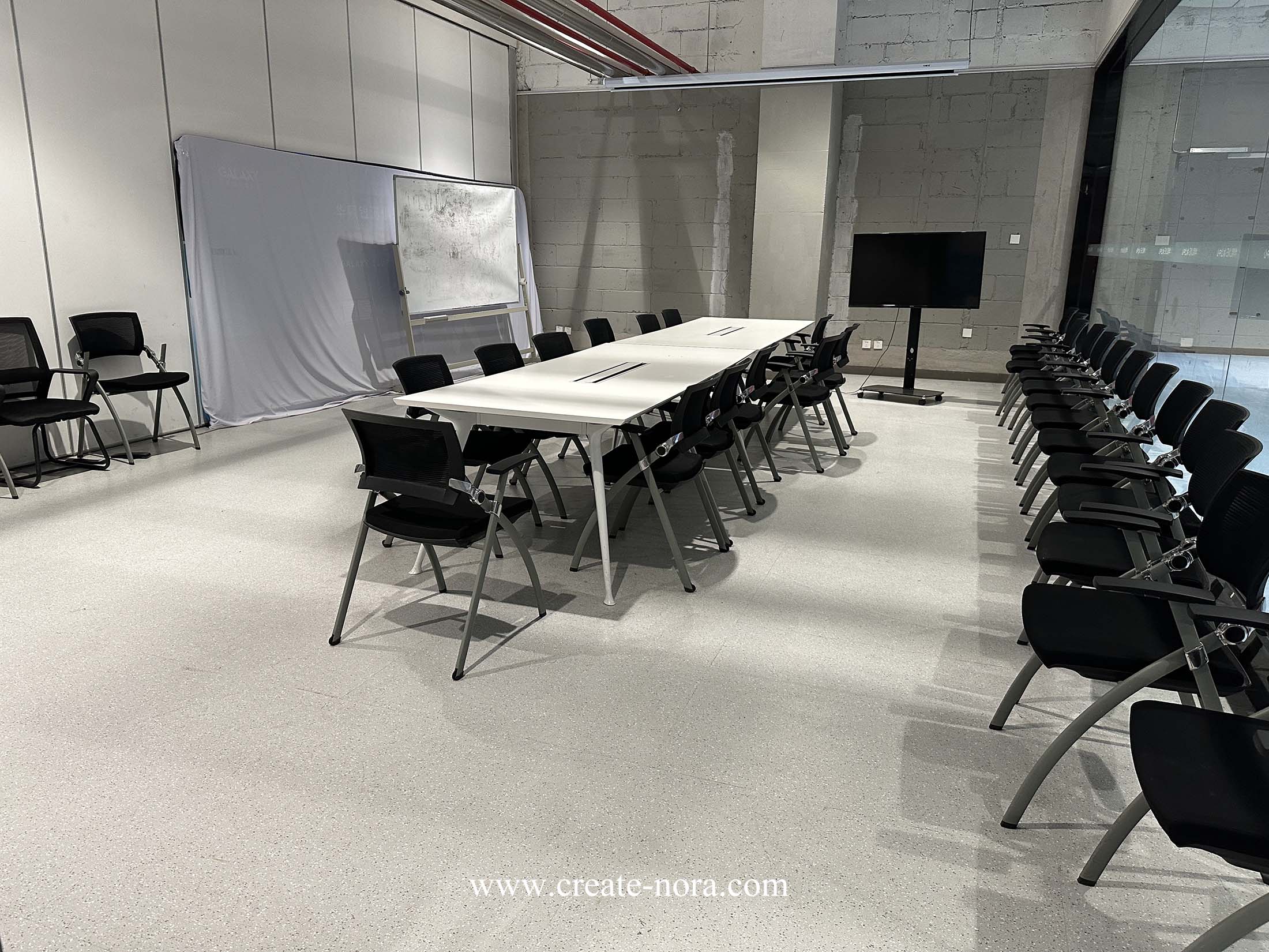 the photo of nora rubber flooring in Wukesong Ice Sports Center 14